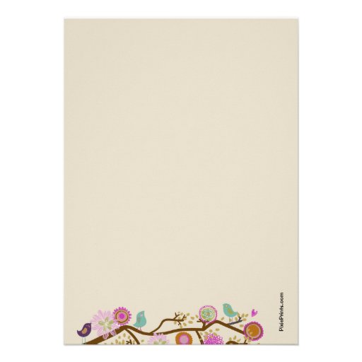 Feathered Friends Fall Invitation