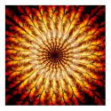 Feathered Sun Mandala posters