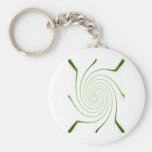 Feathered Swirl Keychains