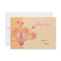 Feathered Thank You Personalized Announcement