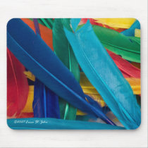 Featherly Mousepad by estjohn Featherly Mousepad