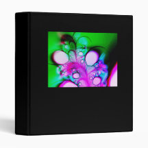 Feathers and Bubbles Binder