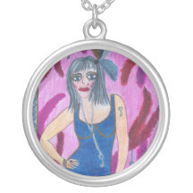 Feathers and Keys December2010 Necklaces