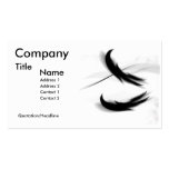 Feathers Business Card business cards