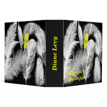 Feathers Custom School Binder