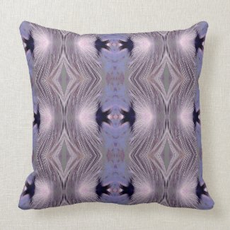 Feathers Diamond Pattern Throw Pillows