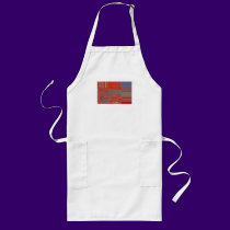 Feathers, digital abstraction aprons