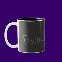 Feathers, digital abstraction mugs