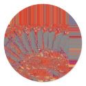 Feathers, digital abstraction stickers