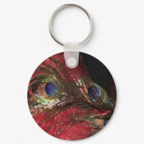 Feathers RED keychains by AFROFUSION Feathers RED keychains