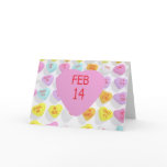 feb 14 on big heart for a card