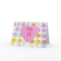 feb 14 on big heart for a card