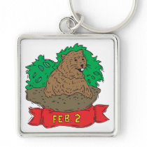 February 2nd key chain