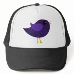 February Birthstone Bird Trucker Hats