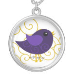 February Birthstone Bird Jewelry