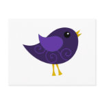 February Birthstone Bird Post Card