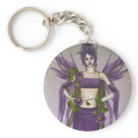 February Birthstone Fairy Keychain