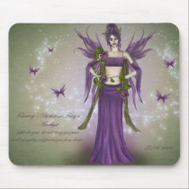 February Birthstone Fairy mousepads