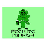 Feck me I'm Irish Post Card