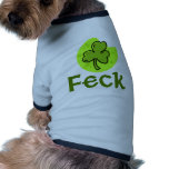 Feck Shamrock Doggie T Shirt