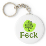 Feck Shamrock Key Chains