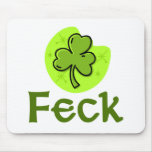 Feck Shamrock Mouse Pad