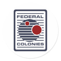 fed-GREENSHIRT ONLY Round Sticker