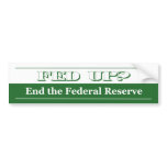 Fed Up! Bumper Sticker