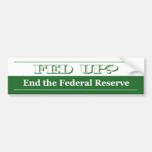 Fed Up! Bumper Sticker