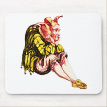 Fed-Up Court Jester mousepads