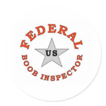 FEDERAL BOOB INSPECTOR STICKER