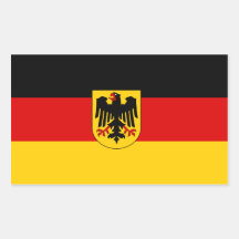 Federal Flag of Germany Sticker