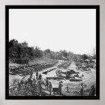 Federal Ordnance on Broadway Landing, VA 1865 Print