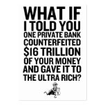 Federal Reserve Audit Education Card Business Cards