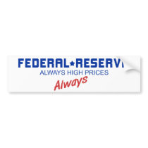 Federal Reserve bumper stickers