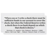 Federal Reserve Creates Money Putting It Simply Invites