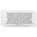 Federal Reserve Interest Rates by Alfred O Crozier Personalized Invites