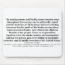 Federal Reserve Interest Rates by Alfred O Crozier Mouse Pad