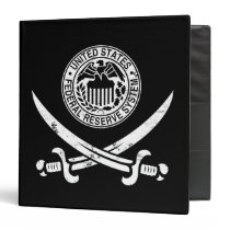 Federal Reserve Pirate Logo binders