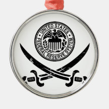 Federal Reserve Pirate Logo Christmas Ornament