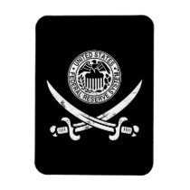 Federal Reserve Pirate Logo magnets