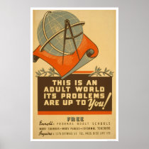 Federal Schools Free 1938 WPA Posters