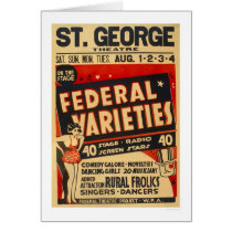 Federal Variety Acts 1937 WPA cards