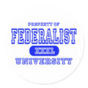 Federalist University stickers