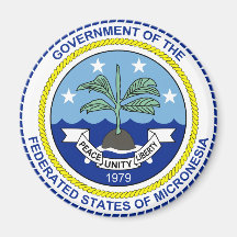 Federated States of Micronesia FM Refrigerator Magnets