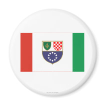 Federation of Bosnia & Herzegovina Flag Fridge Magnet