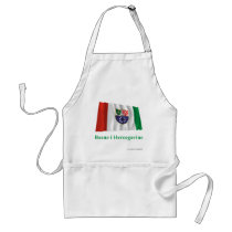 Federation of Bosnia & Herzegovina Waving Flag wit Apron