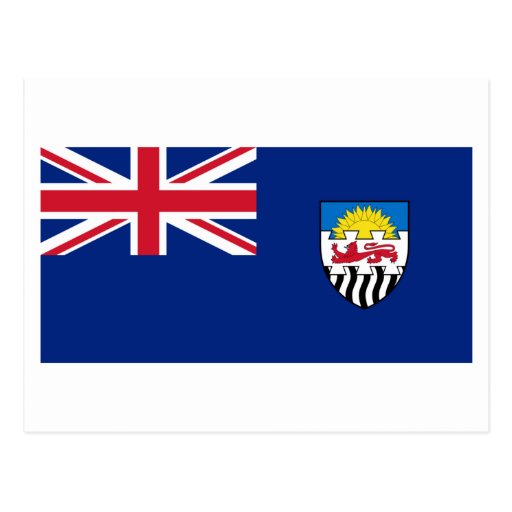Federation of Rhodesia and Nyasaland Flag (195363 Postcard Zazzle