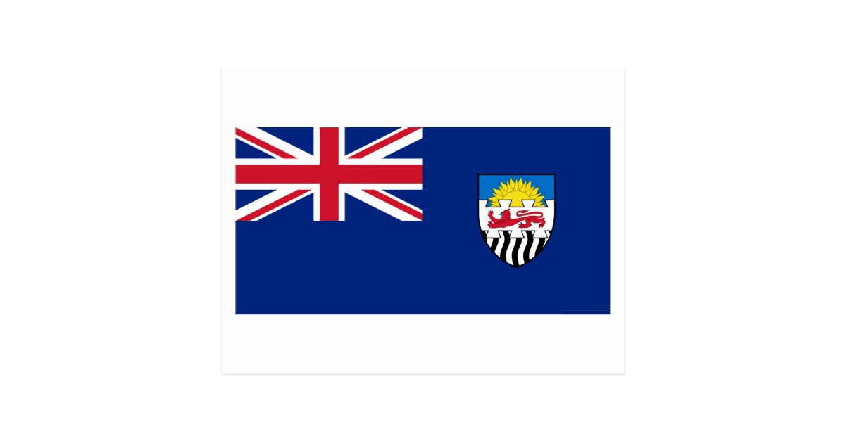 Federation of Rhodesia and Nyasaland Flag (195363 Postcard Zazzle