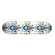 Federer Family Crest Custom Skate Board